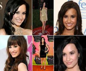 yapboz Demi Lovato bir aktris ve Amerikan rock şarkıcısı. Disney Channel Original Film, Camp Rock Mitchie Torres rolüyle tanınan
